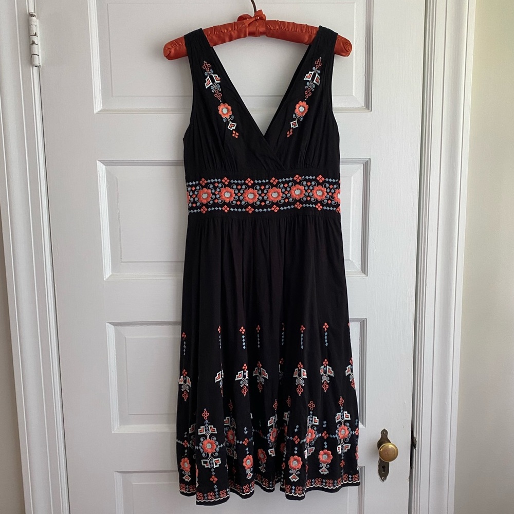 French Connection embroidered dress